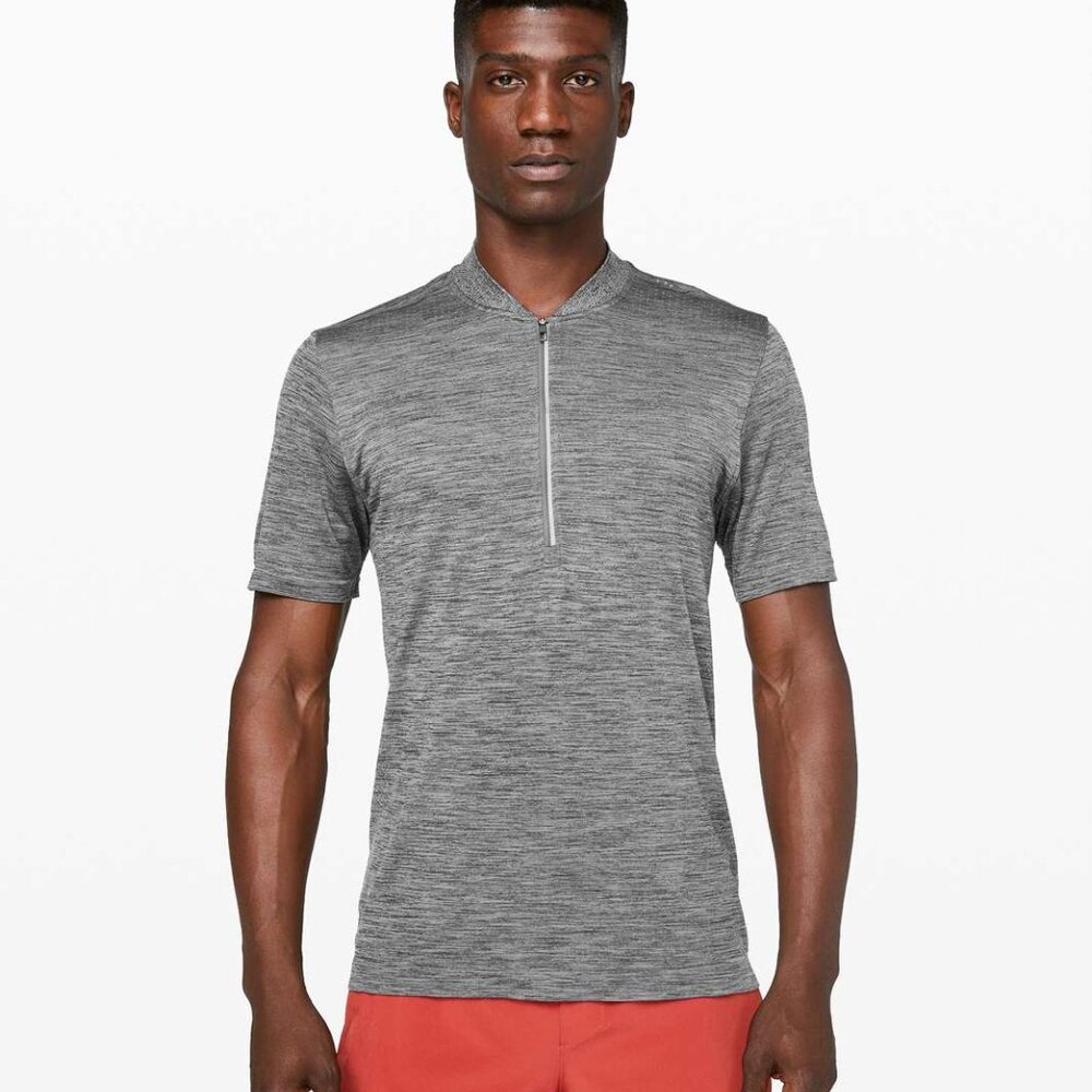 NWOT Lululemon Metal Vent Breathe Short Sleeve 1/2 Zip - S